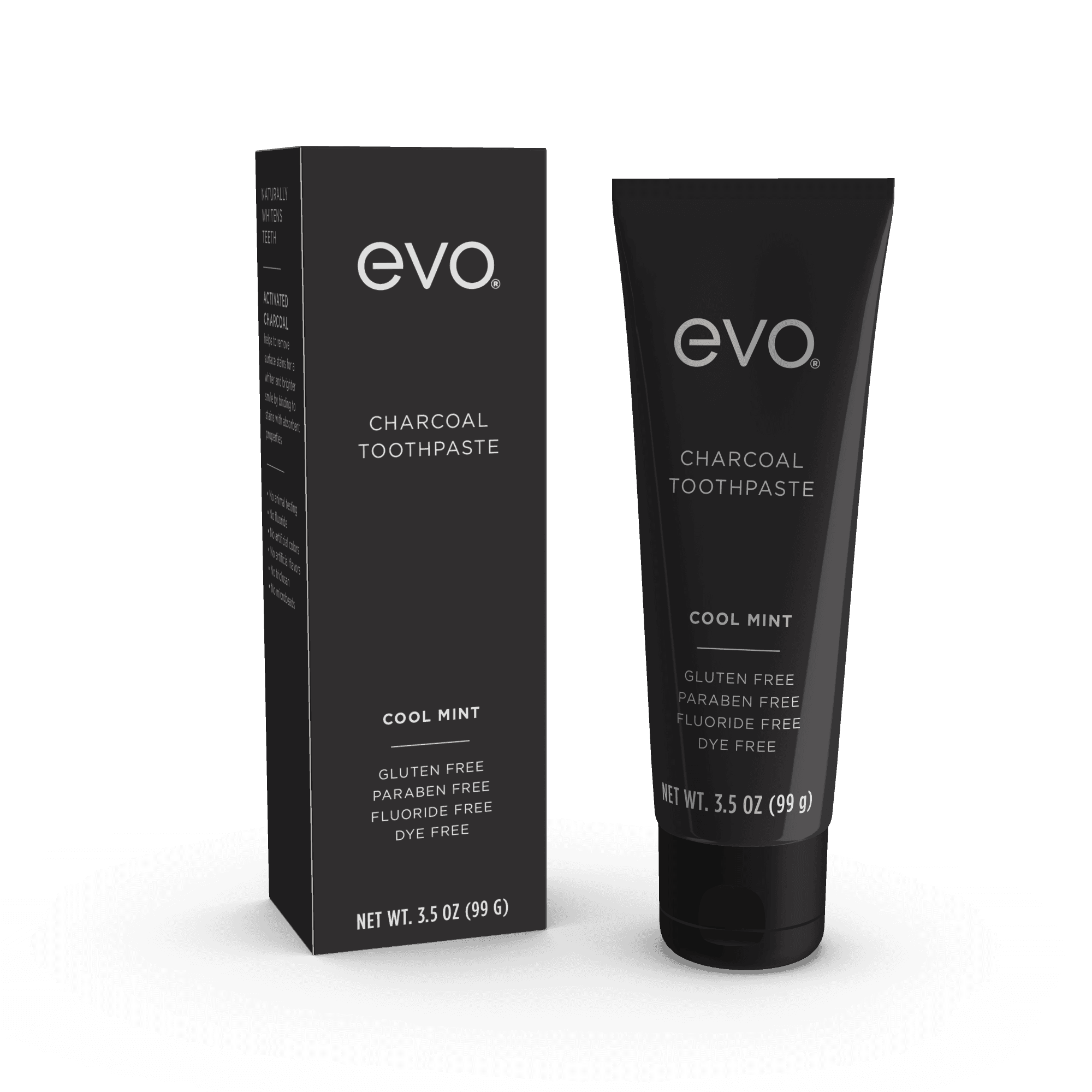 Charcoal Toothpaste With Box - EVO